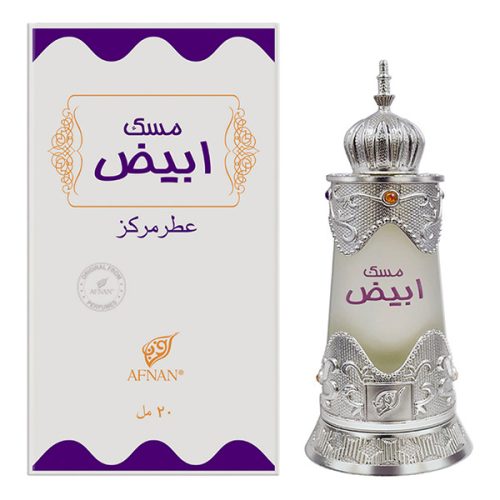 Afnan Musk Abiyad CPO 20ml Oriental Unisex Parfüm Olaj Koncentrátum